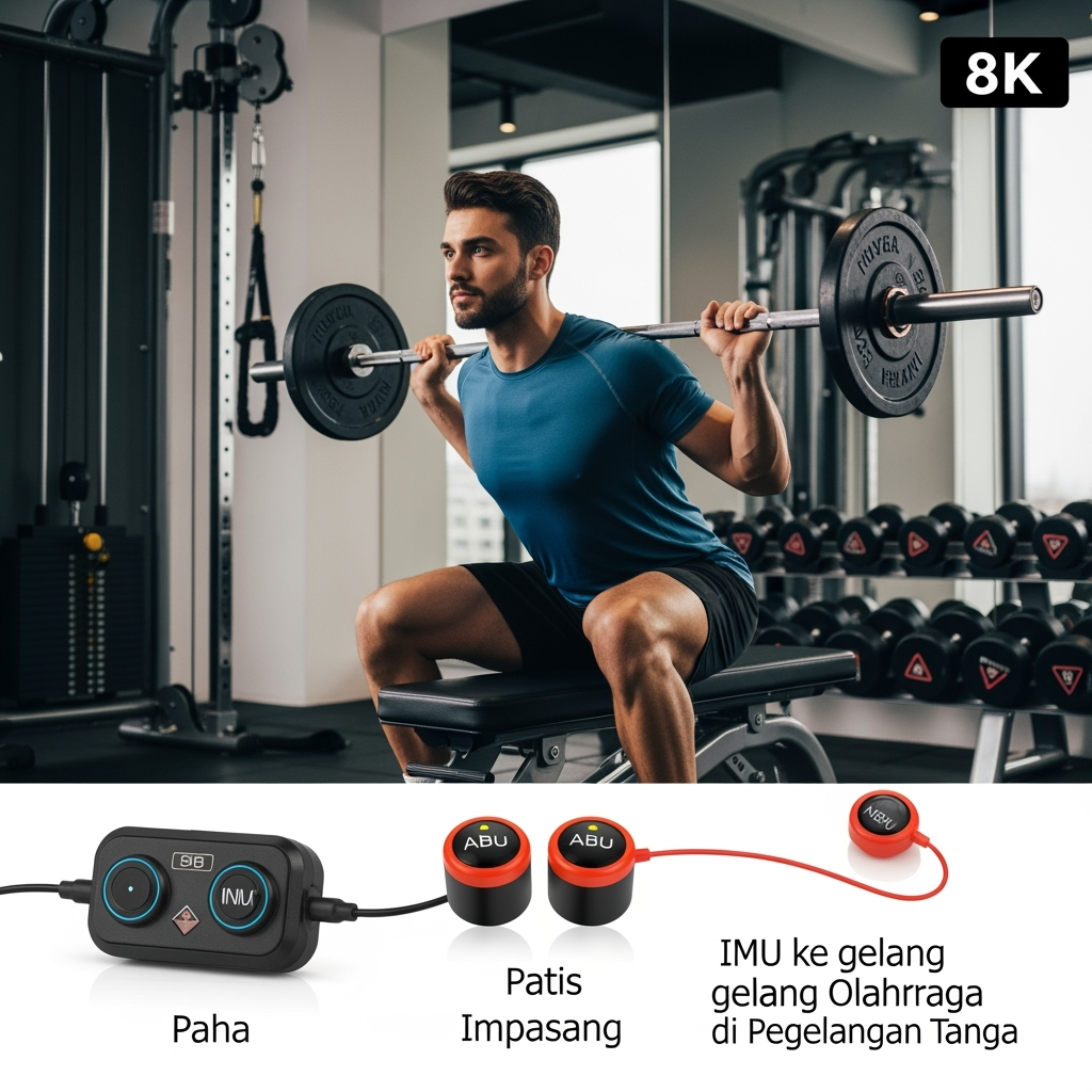 Squat dengan Umpan Balik Langsung Sensor IMU: Rahasia Cegah Cedera Lutut!