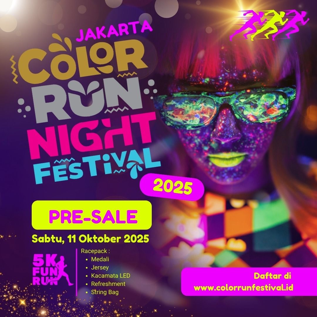 Jakarta Color Run Night Festival 2025