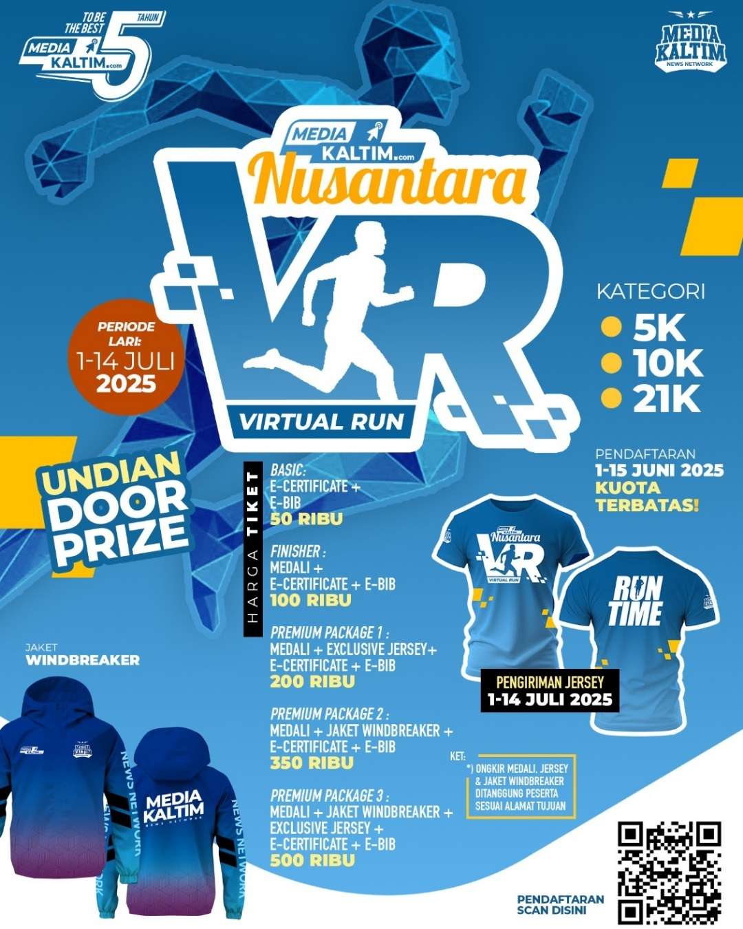 Media Kaltim Nusantara Virtual Run 2025