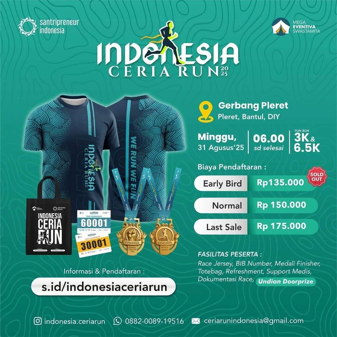 Indonesia Ceria Run 2025 Series Bantul