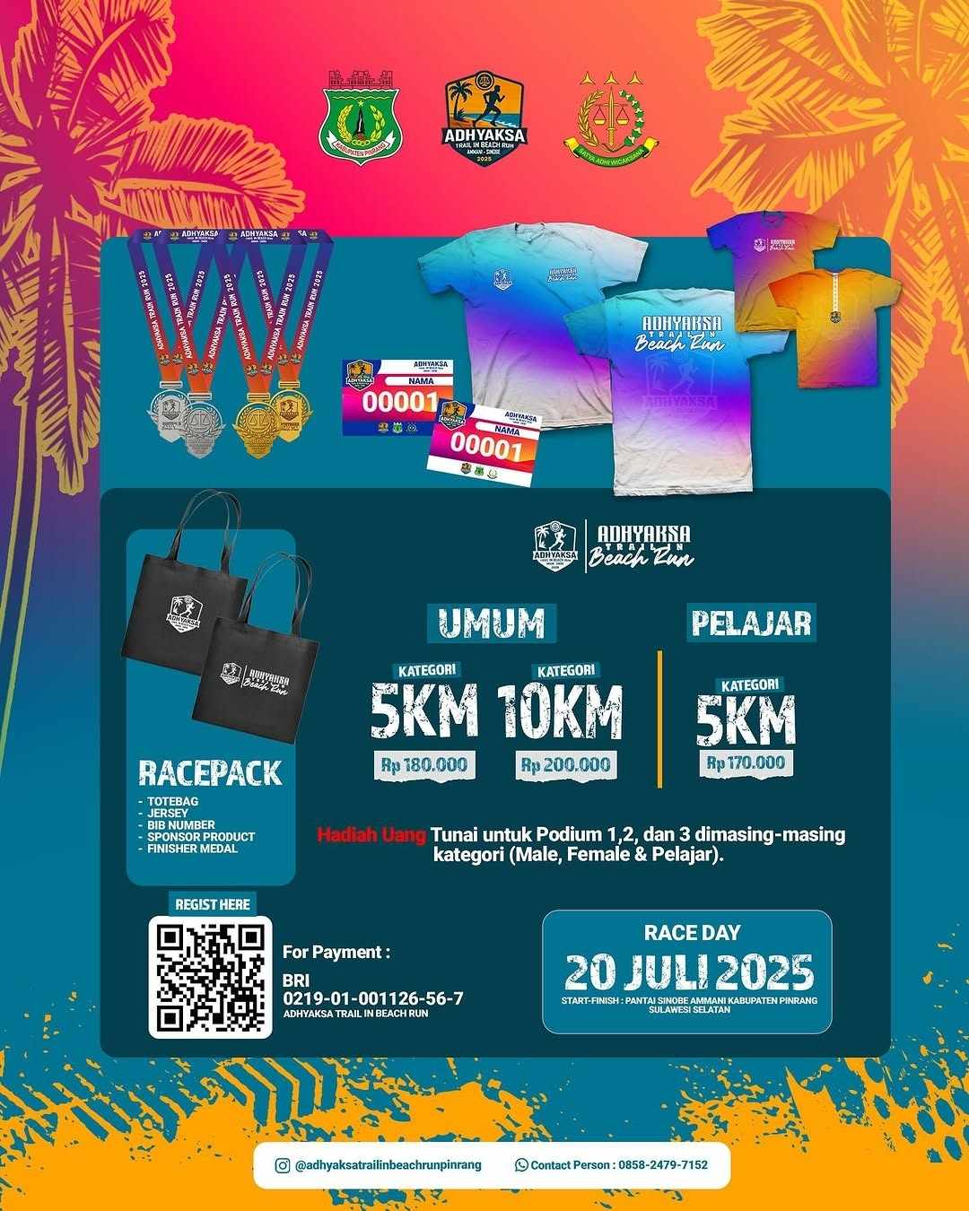 Adhyaksa Trail In Beach Run 2025