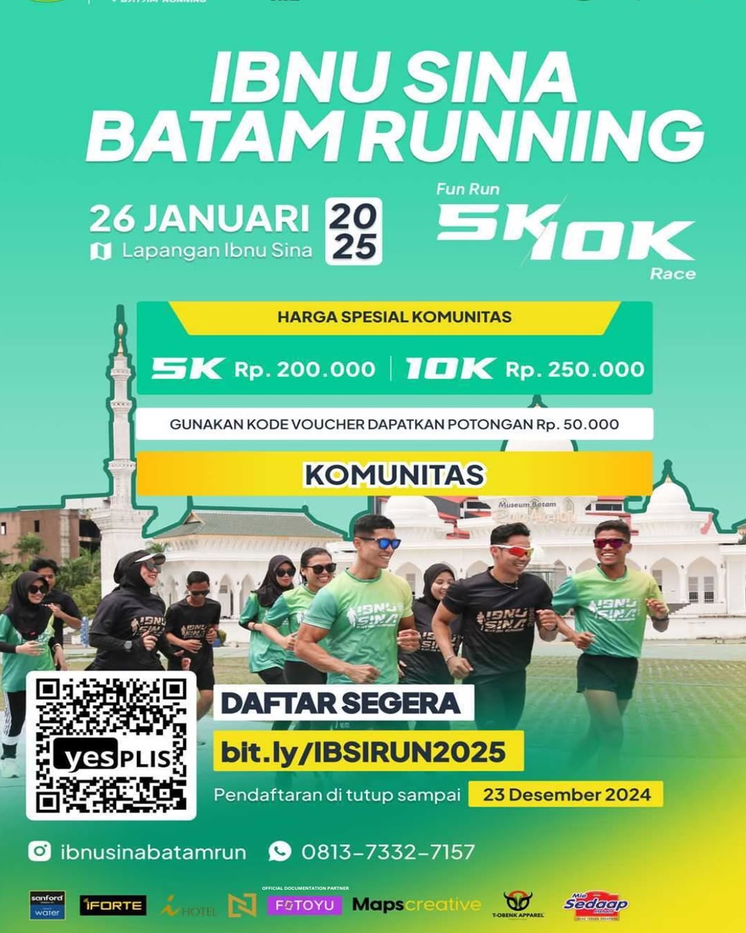 Ibnu Sina Batam Running 2025