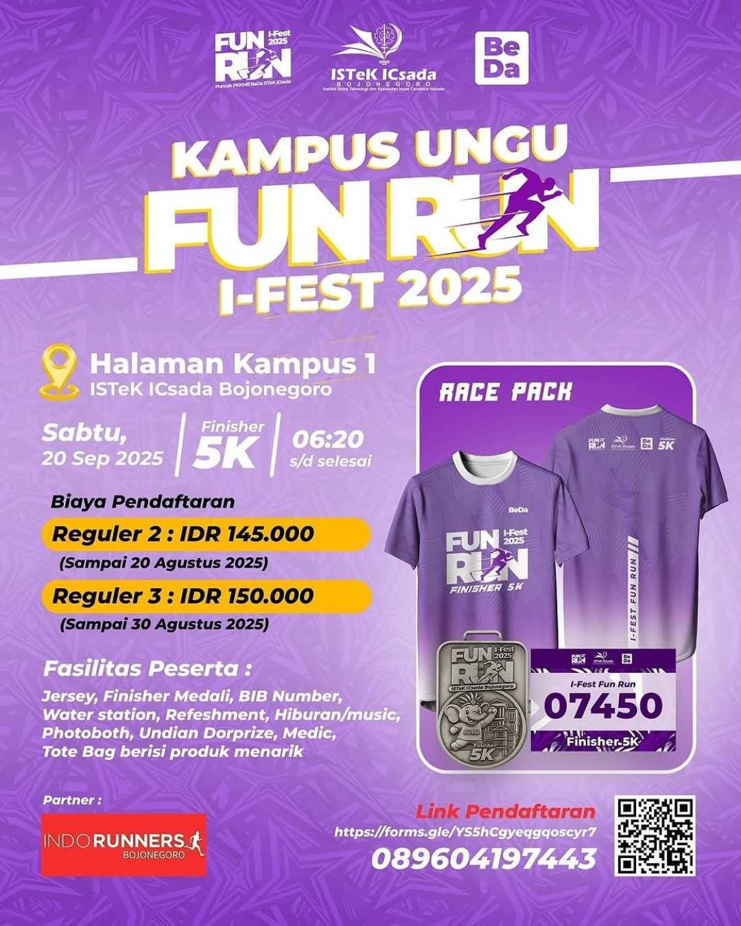 Kampus Ungu Fun Run I-Fest 2025