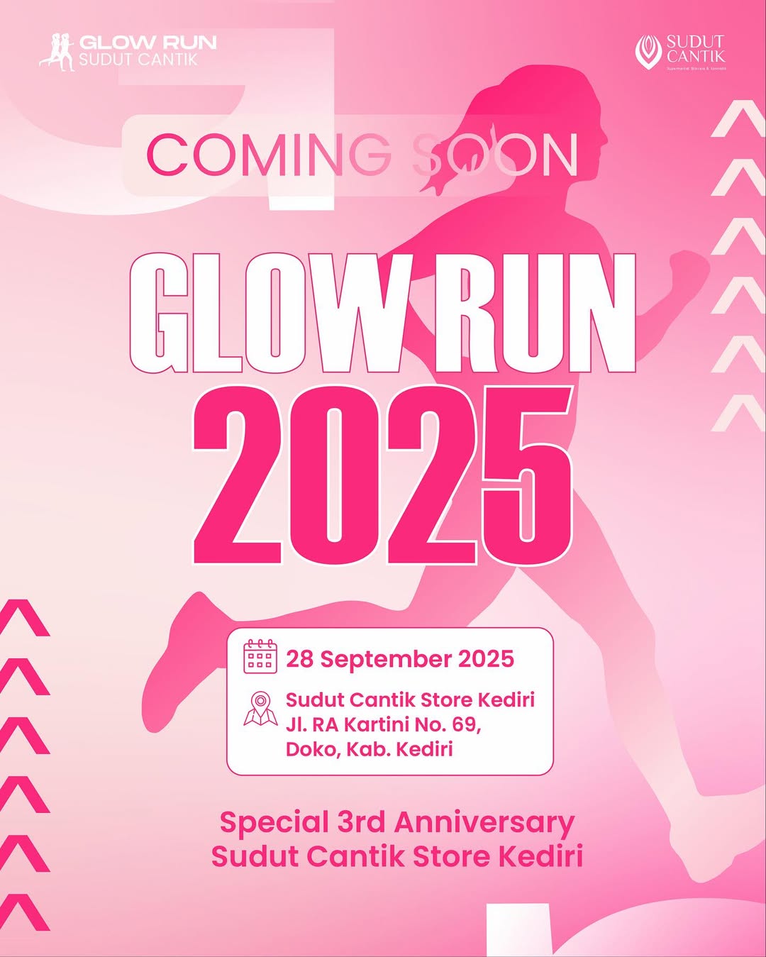 Sudut Cantik Glow Run 2025