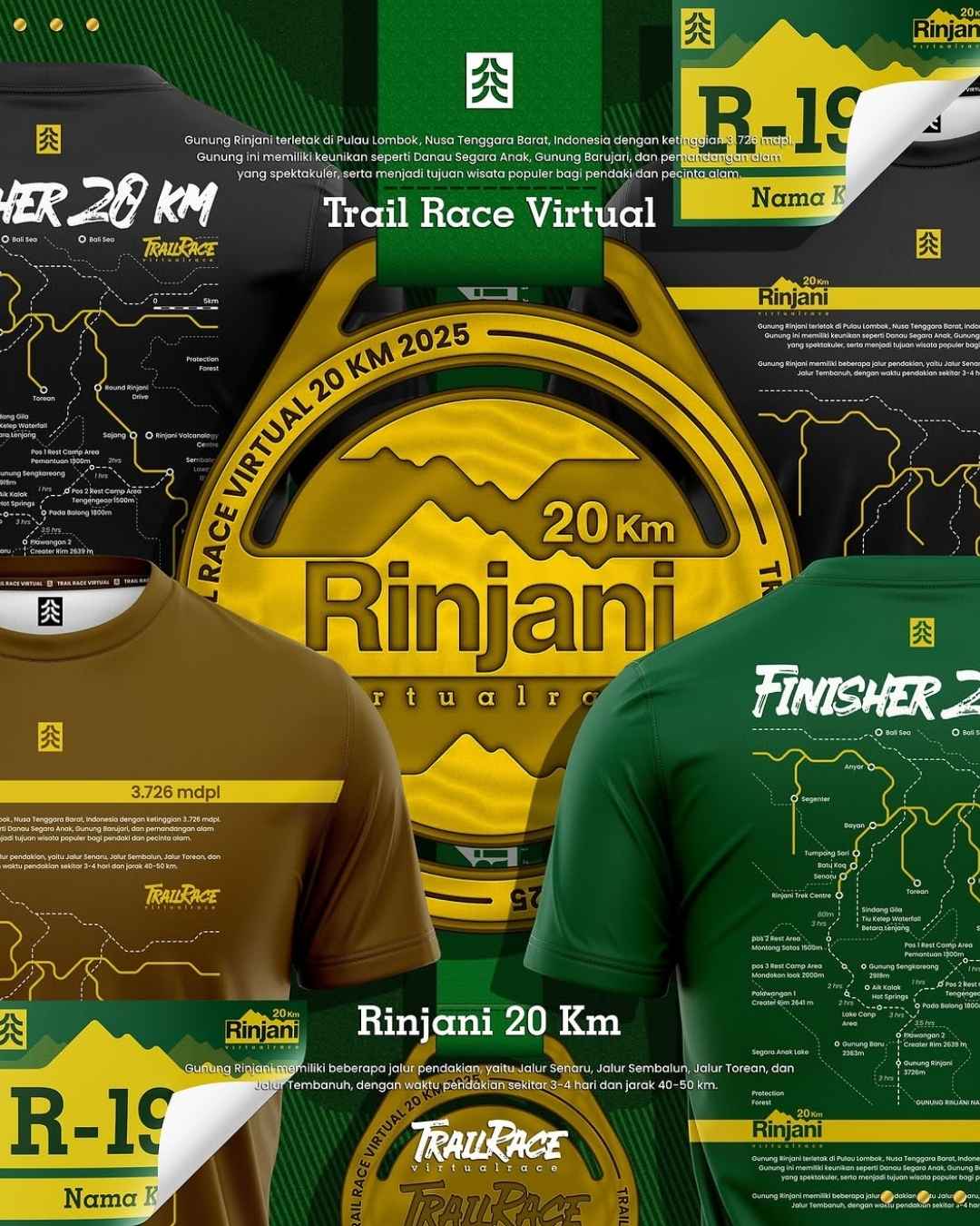 Trail Race Virtual Rinjani