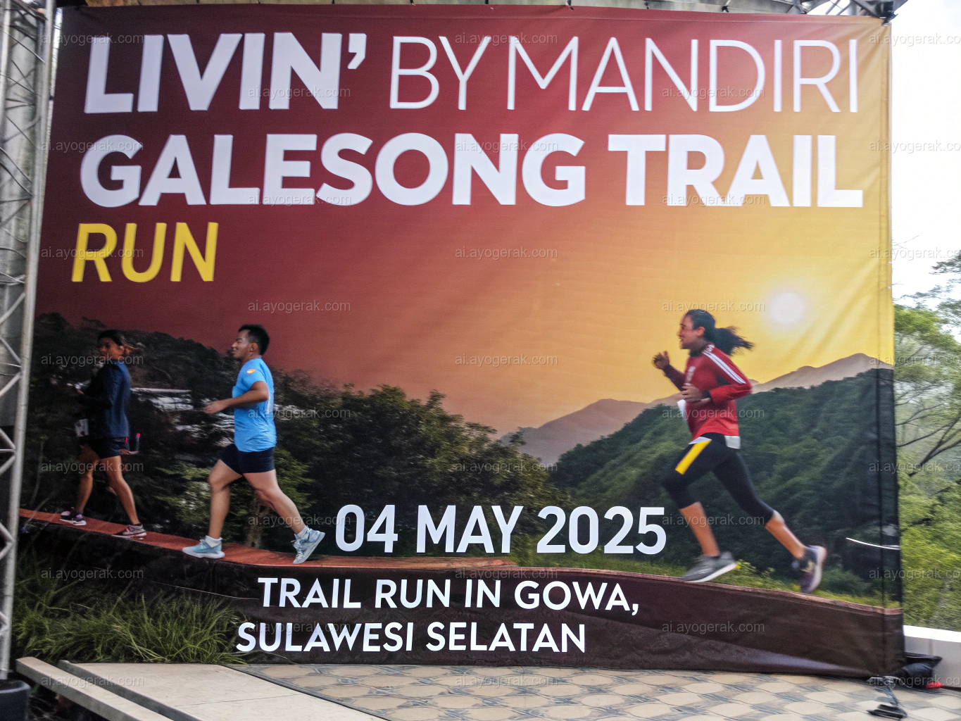Livin’ by Mandiri Galesong Trail Run