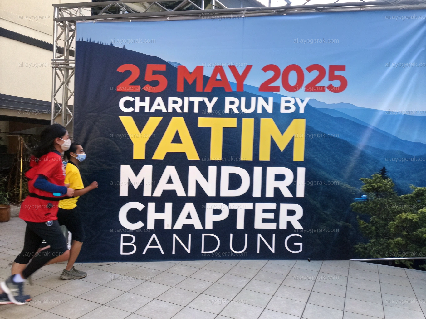 Charity Run by Yatim Mandiri Chapter Bandung