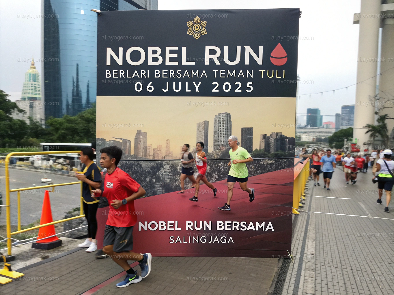 Nobel Run: Berlari Bersama Teman Tuli