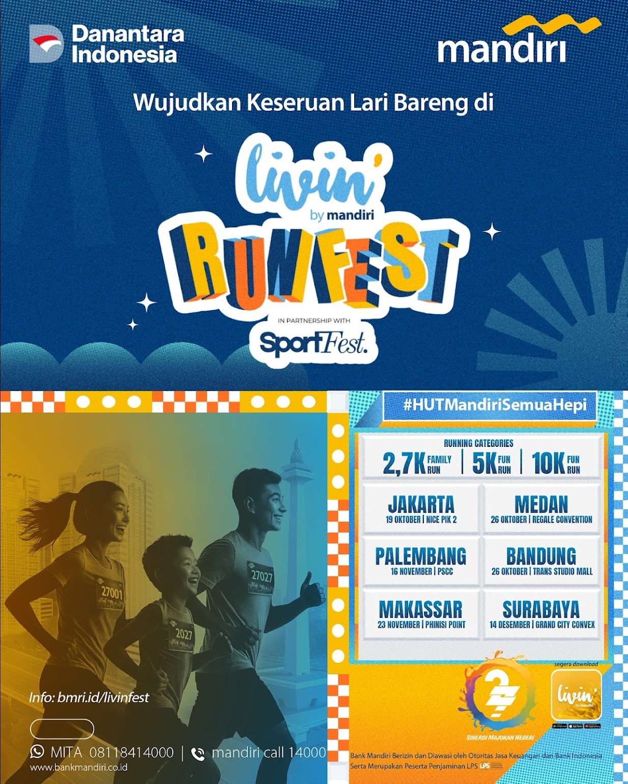 Livin’ by Mandiri RunFest