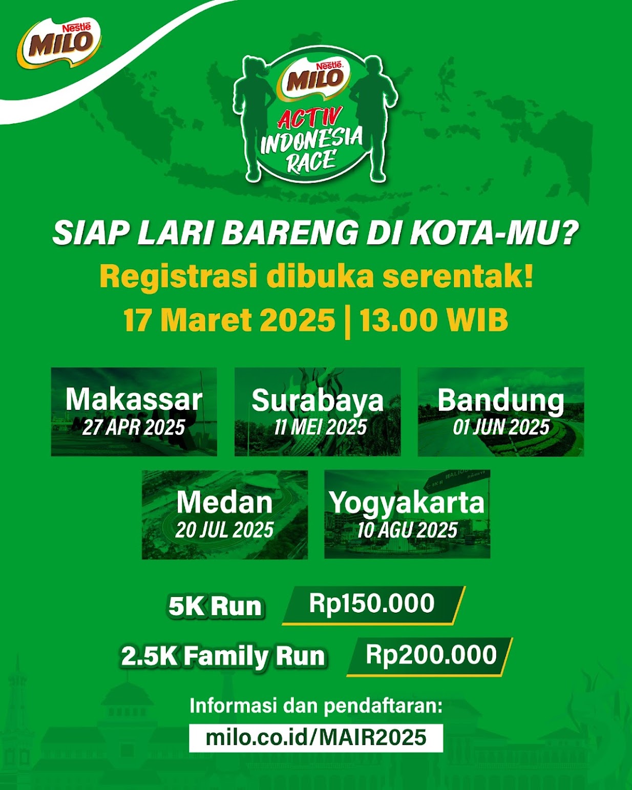 Road to MILO Activ Indonesia Race - Medan