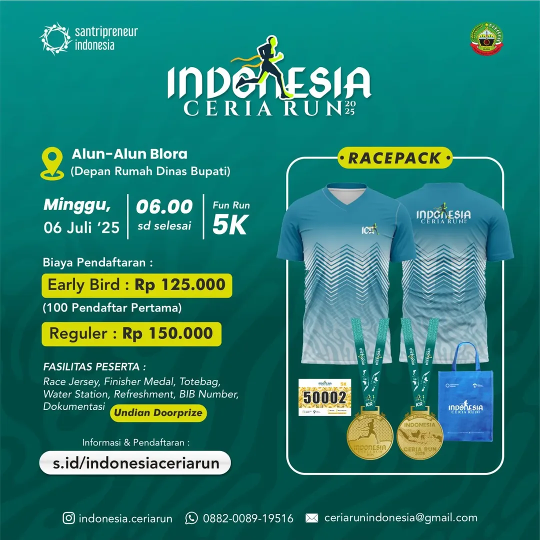 Indonesia Ceria Run 2025 Series Blora