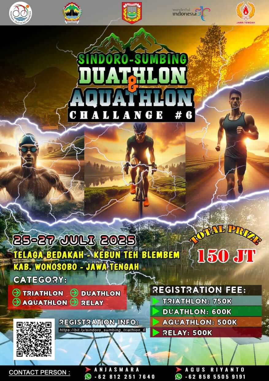 Sindoro Sumbing Triathlon Challenge 2025