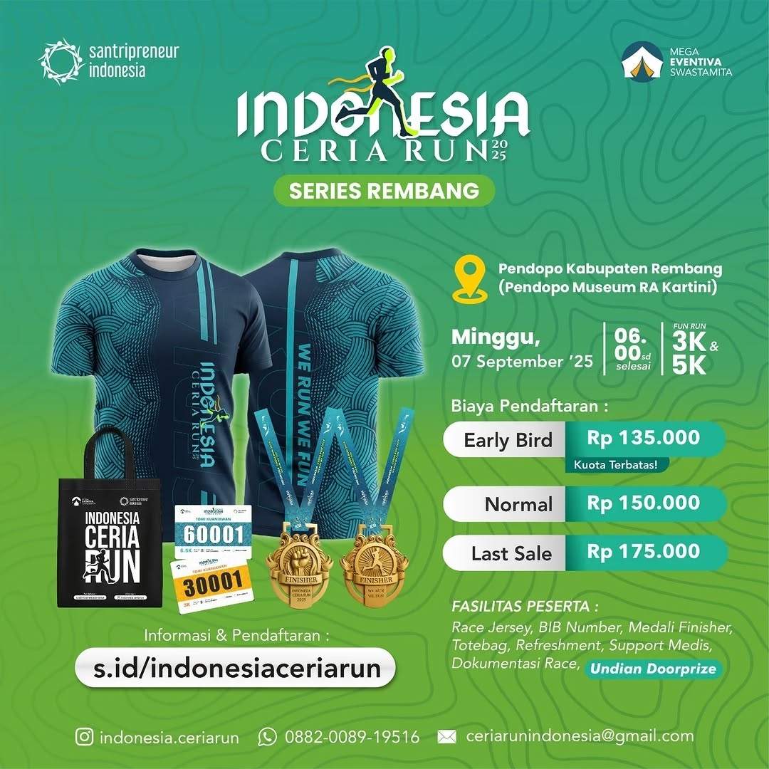 Indonesia Ceria Run 2025 Series Rembang