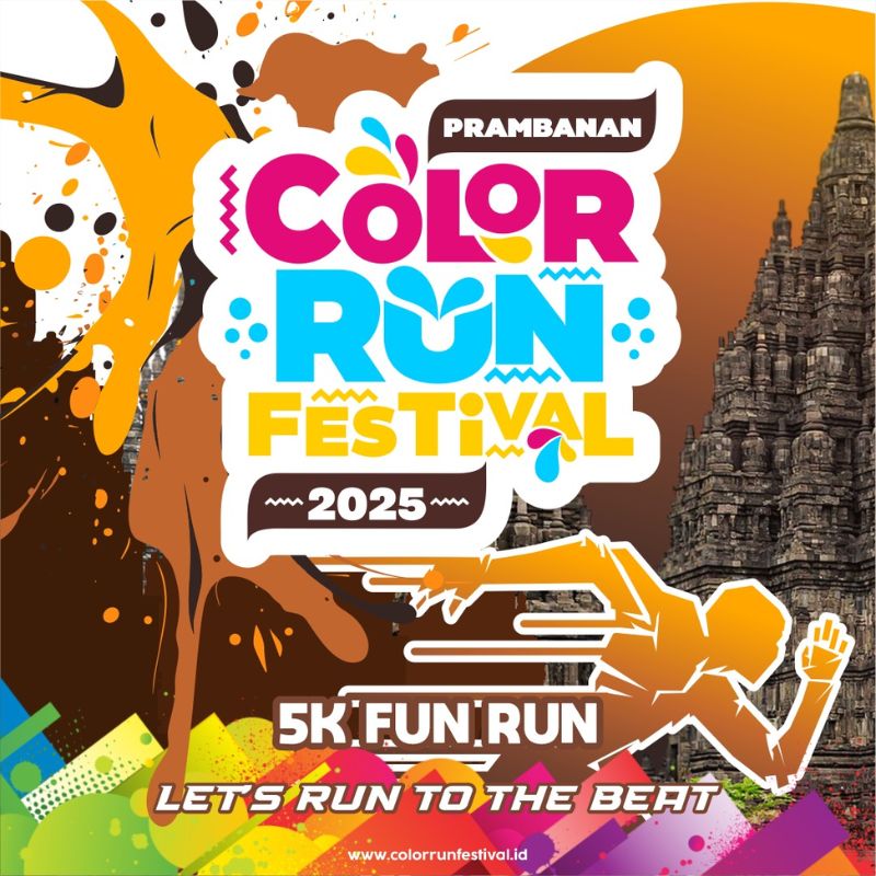 Prambanan Color Run Festival 2025