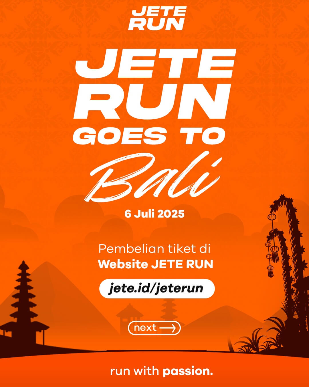 JETE Run Goes to Bali 2025